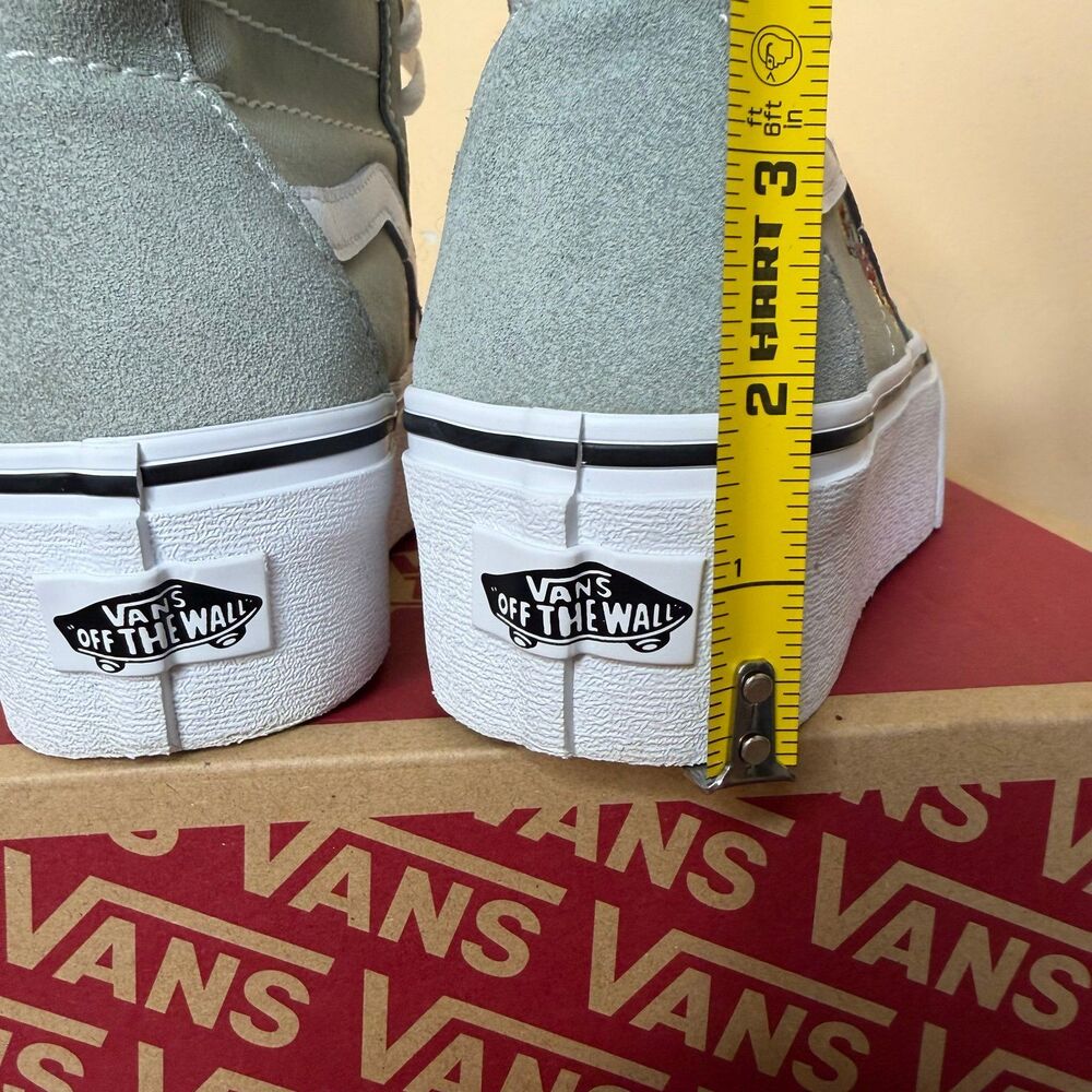 Vans Sk8-Hi Tapered Stackform Platform Floral Shoes embroidery desert size 5.5 - Picture 3 of 10